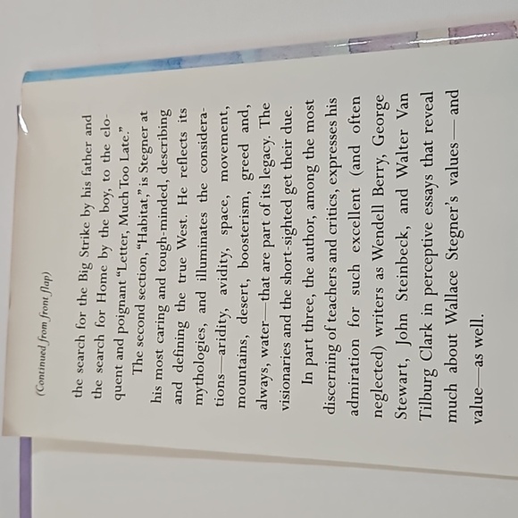 Wallace Stregner Where the Bluebirds Sings to the Lemonade Springs Wings Books - Picture 12 of 17